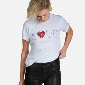 NWOT Lauren Moshi Safety Pin tee